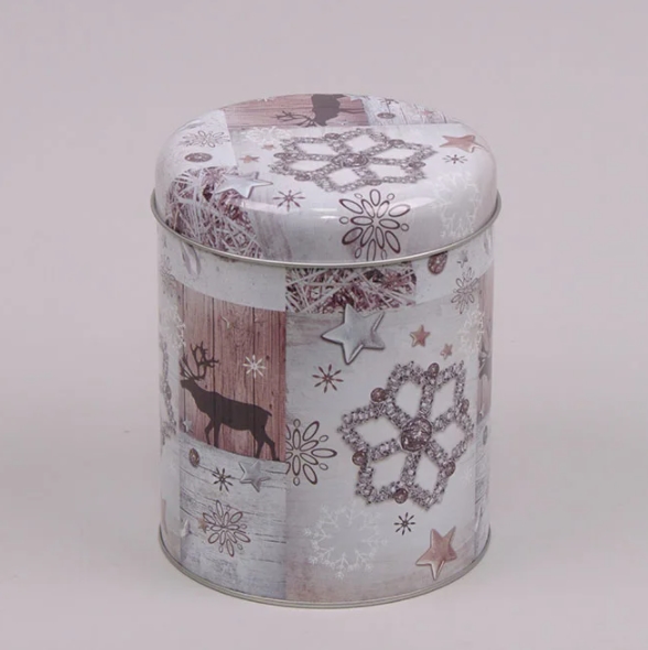 

Коробка металлическая новогодняя Flora 30036 (BAM04227)