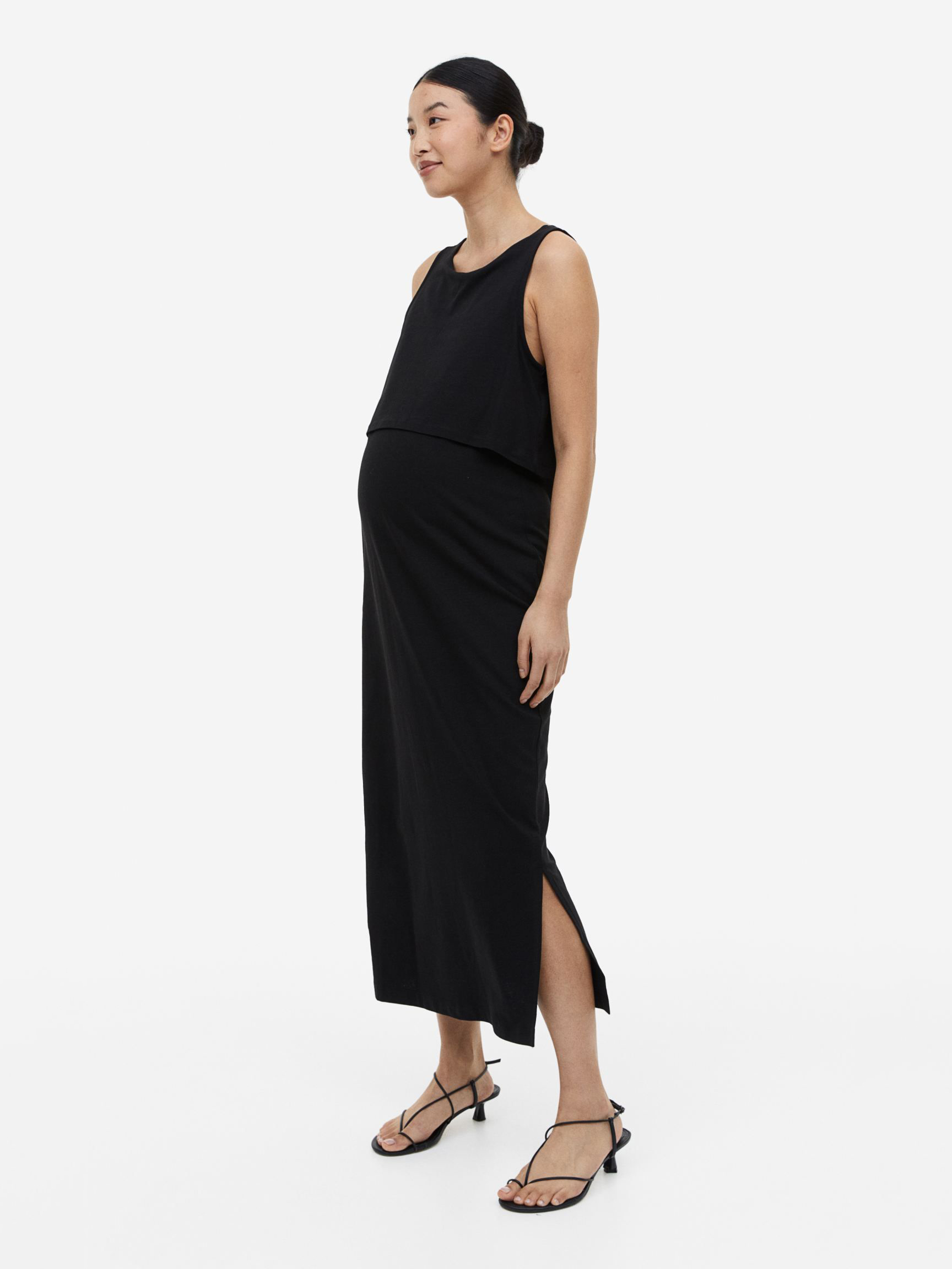 Акція на Плаття для вагітних міді літнє H&M A510-1060000_чорне S Чорне від Rozetka