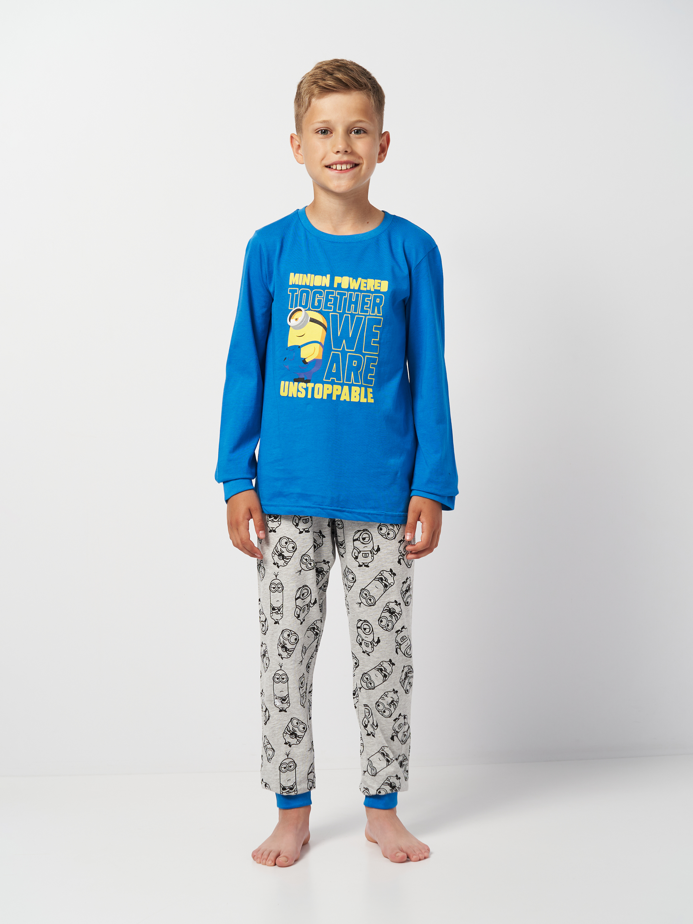 Акція на Підліткова піжама для хлопчика Disney Minions 2900000393 152 см Блакитна від Rozetka