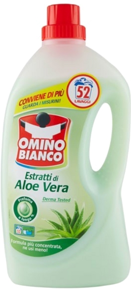 

Гель для стирки Omino Bianco Aloe Vera 2.6 л
