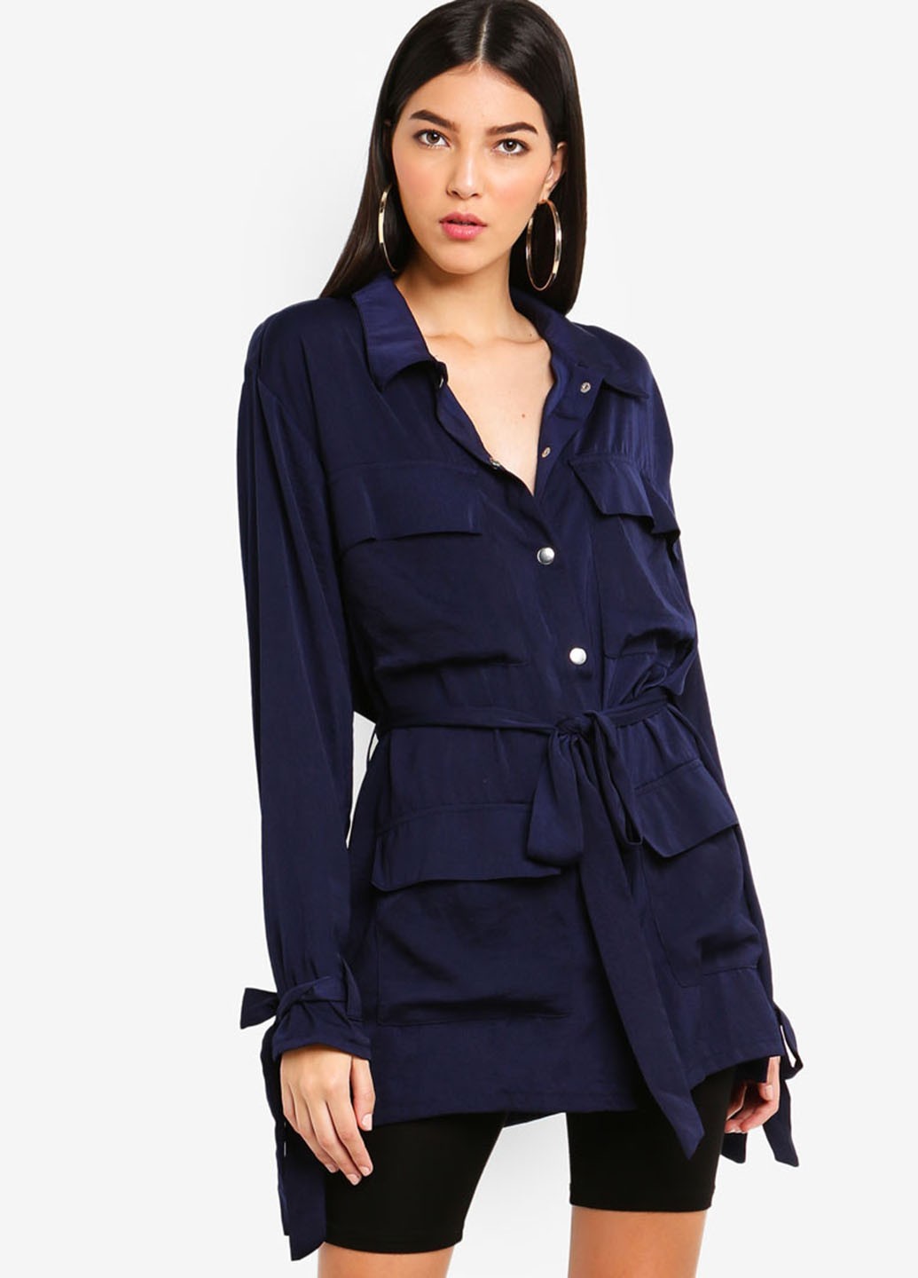 

Накидки Missguided повседневное S(8,10) темно - синий 0920VOMG0001
