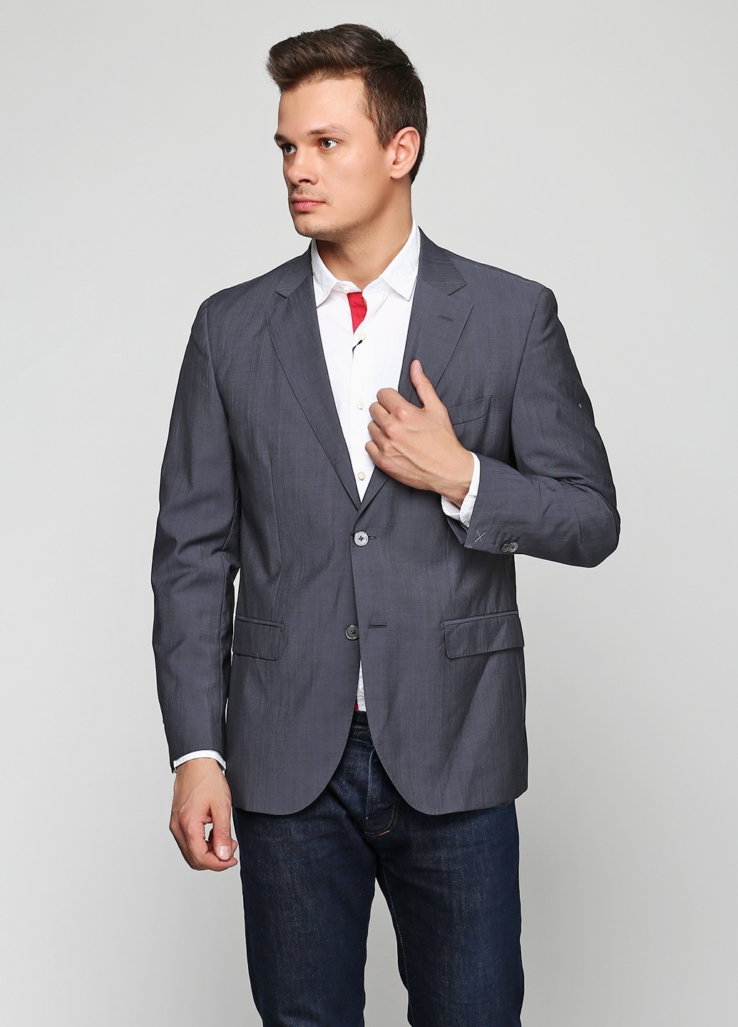 

Пиджак Massimo Dutti 653 54 темно - серый 10202025263801