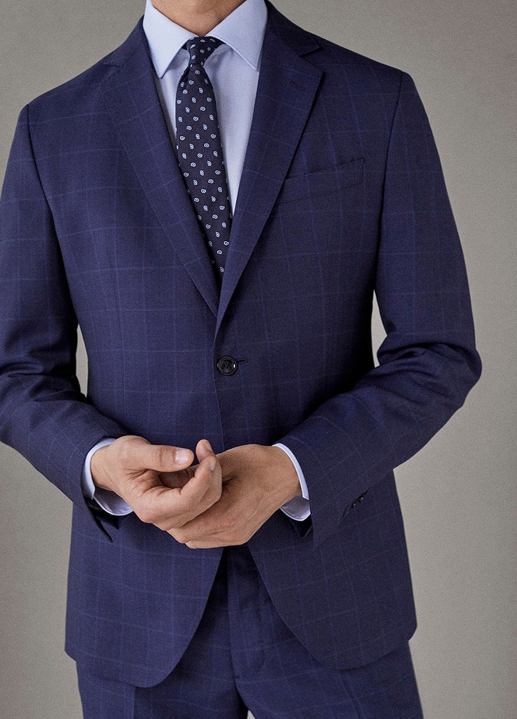 

Пиджак Massimo Dutti 606 46 темно - синий 07202082152401