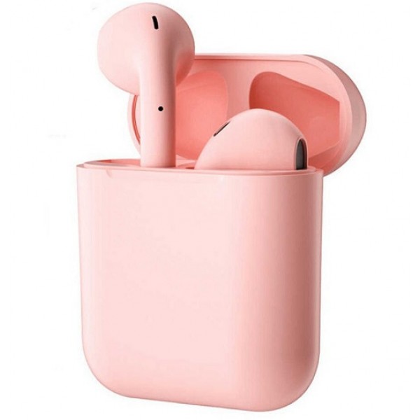 

Стерео гарнитура Bluetooth TWS i12 pink