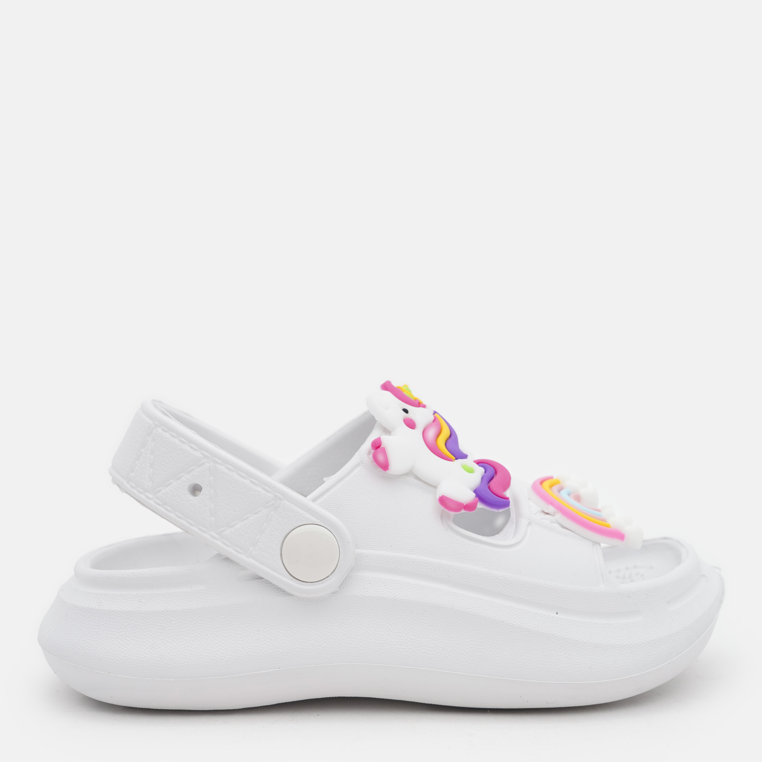 Акція на Дитячі сандалі для дівчинки Deshman E9060-white 30 Білі від Rozetka