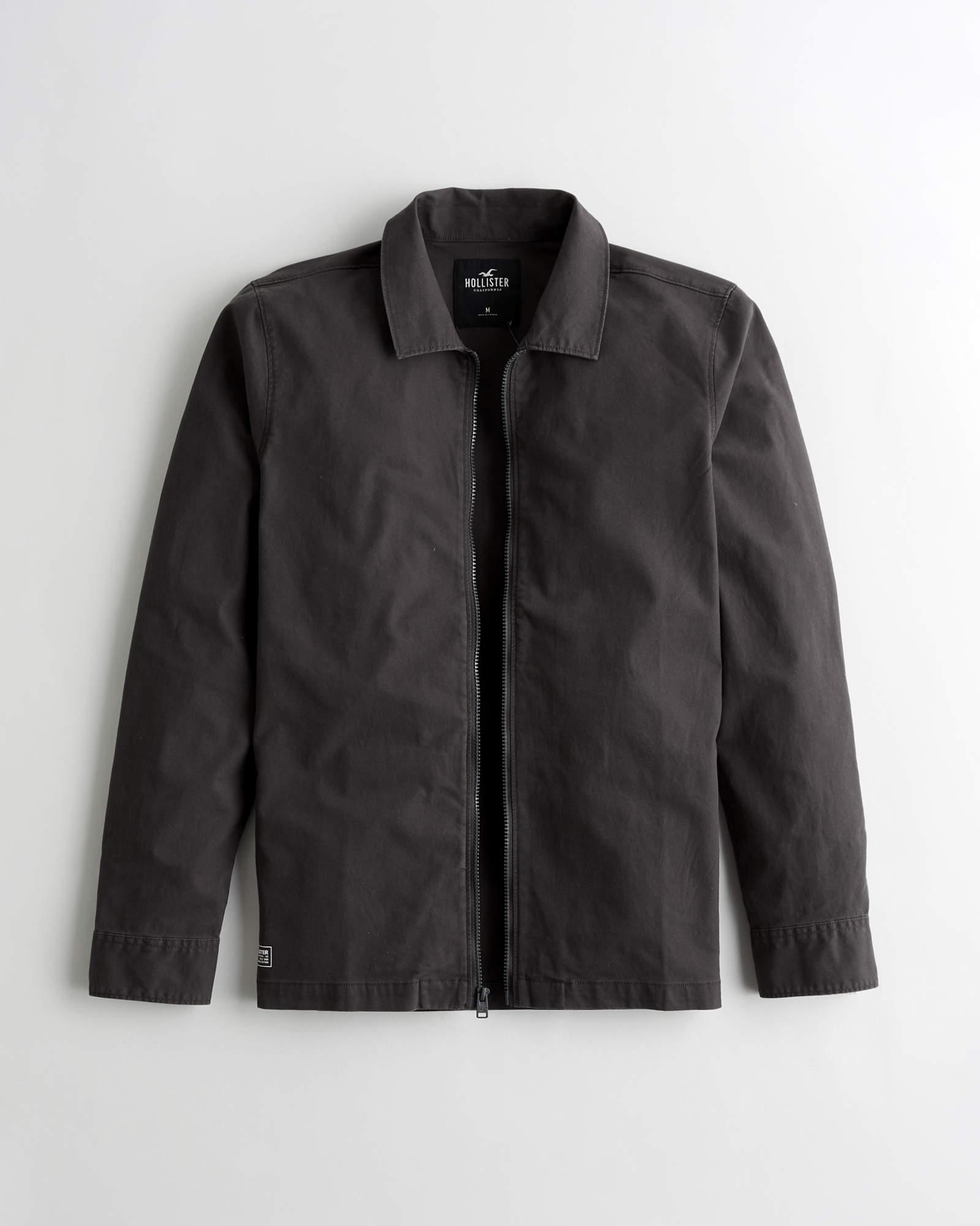 

Мужская рубашка - рубашка Hollister HC8308M  Темно-серый, Мужская рубашка - рубашка Hollister HC8308M L Темно-серый