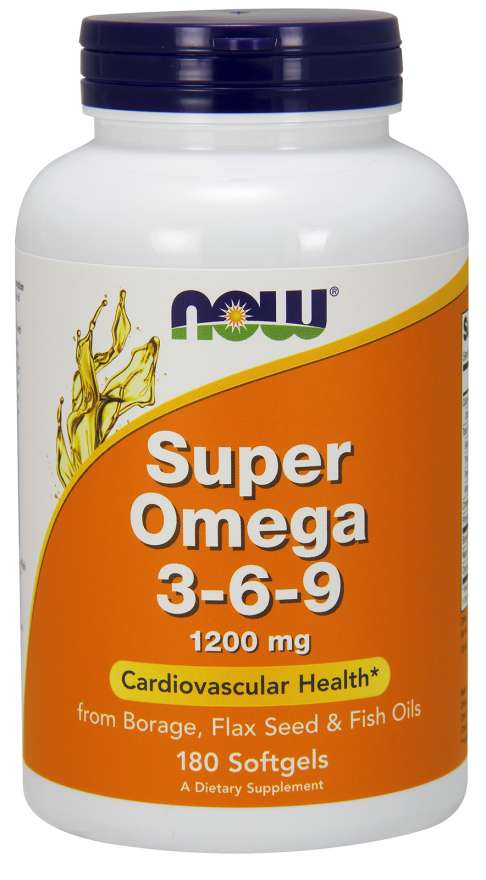 

Витамины NOW Super Omega 3-6-9 Softgels 180 капсул (4384301036)