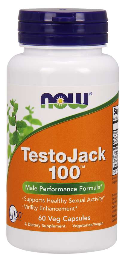 

Потенцер NOW TestoJack 100 Veg Capsules 60 капсул (4384301140)