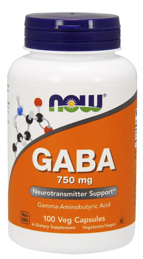 

Витамины NOW GABA 750 mg Veg Capsules 100 капсул (4384301201)