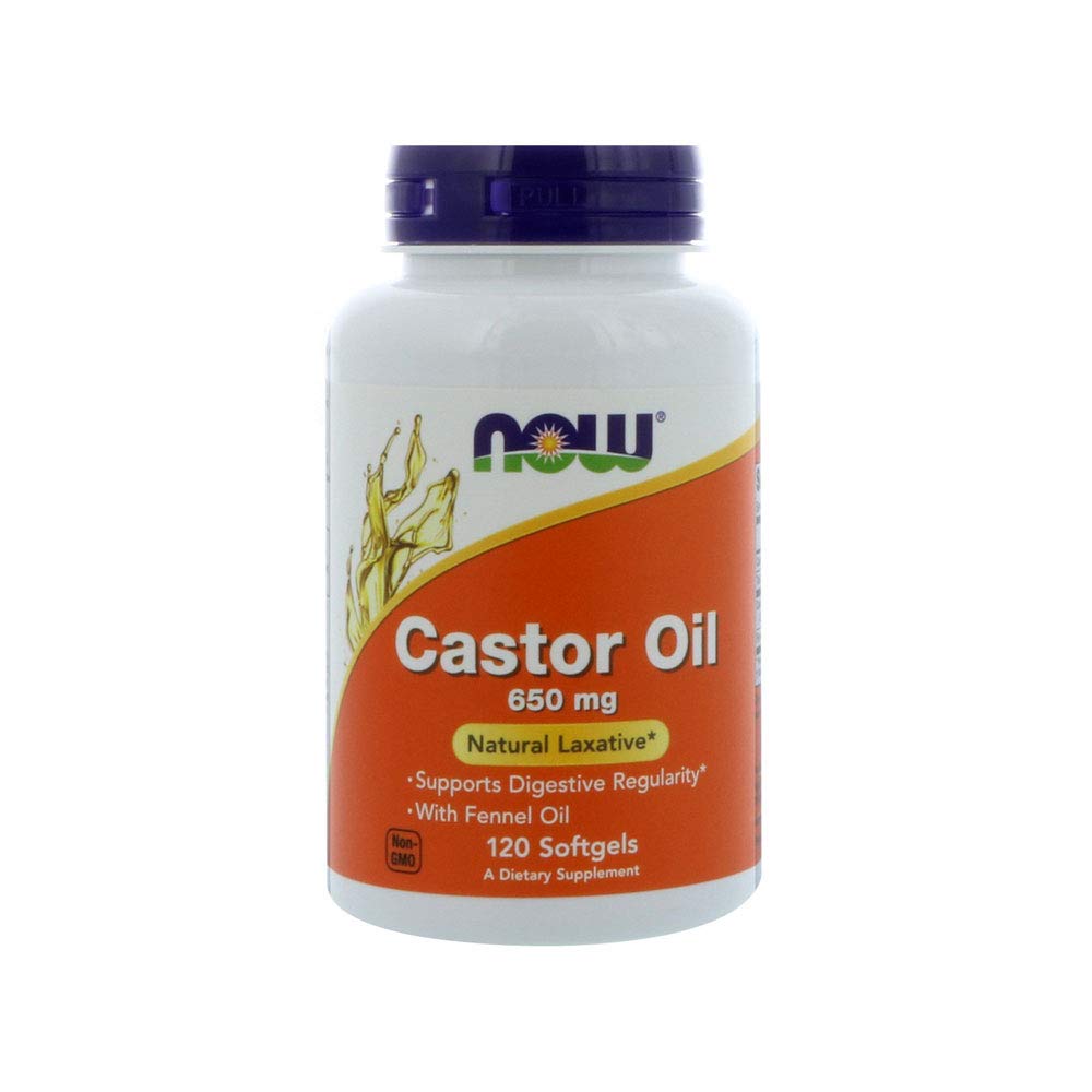 

Специальный продукт NOW Castor Oil 650 mg Softgels 120 капсул (4384301375)