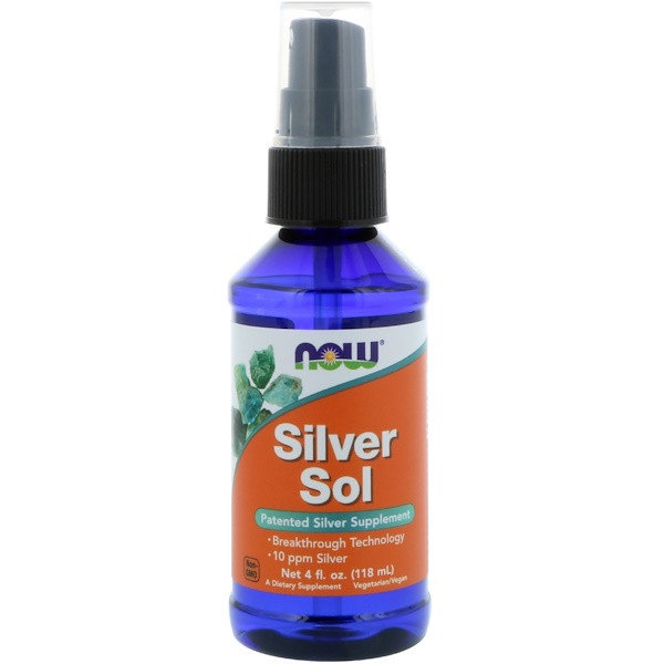 

Специальный продукт NOW Silver Sol Liquid 118 мл Без вкуса (4384301386)