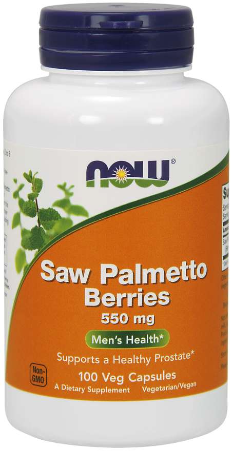 

Витамины NOW Saw Palmetto Berries 550 mg Veg Capsules 100 капсул (4384301222)