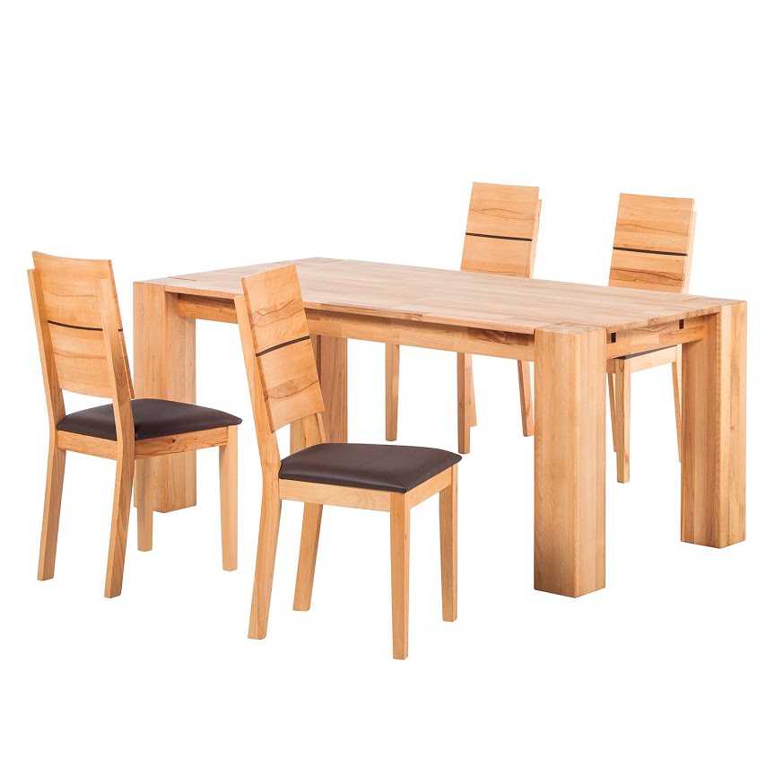 

Стол обеденный в гостиную, кухню ST013 180x90 дерево бук Mobler