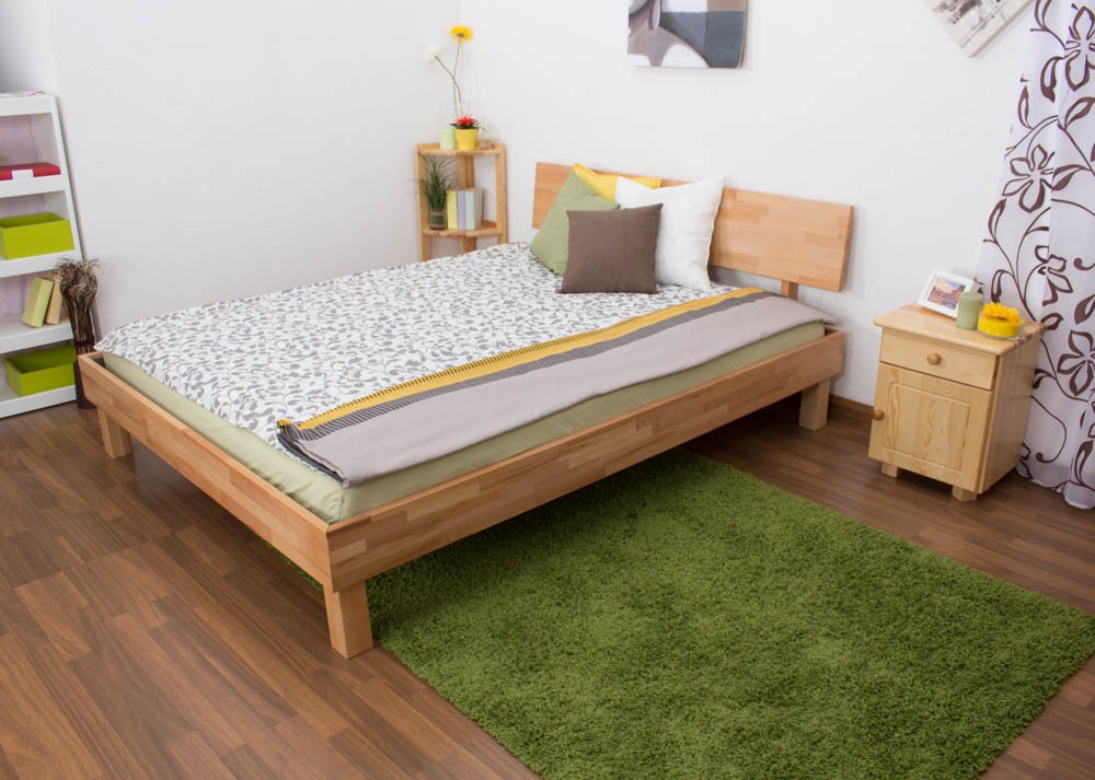 

Кровать двуспальная B107 180х200 дерево бук Mobler (без матраса)