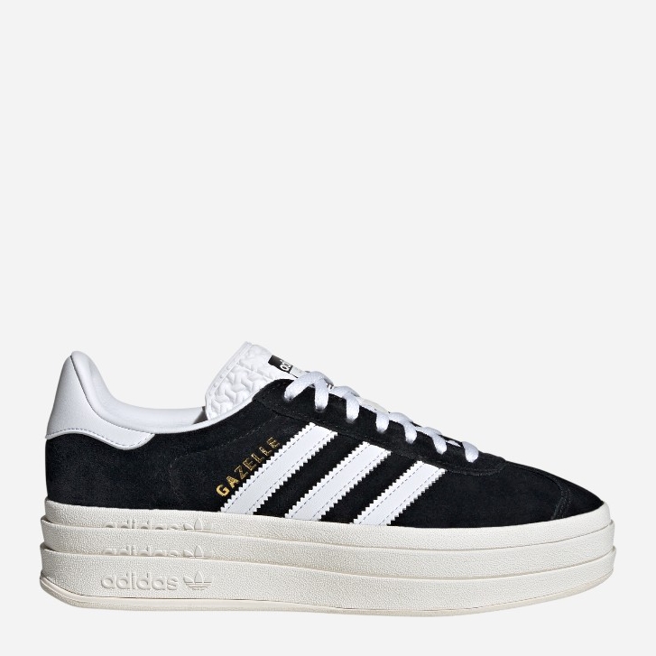 Акція на Жіночі кеди низькі adidas Gazelle Bold HQ6912 (6.5UK) 40 Чорні від Rozetka