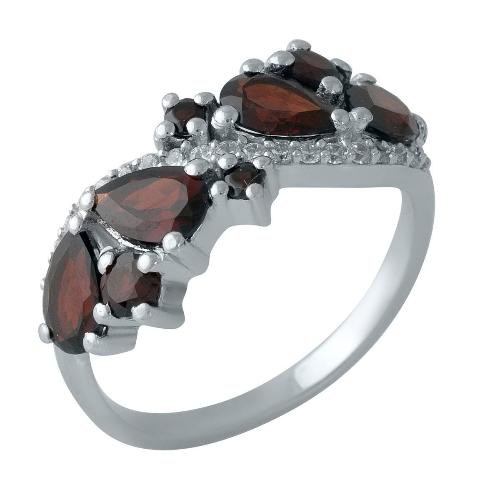 

Серебряное кольцо SilverAlex с натуральным гранатом 2.518ct 18.5 размер