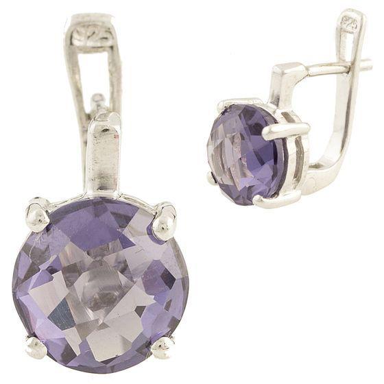 

Серебряные серьги SilverAlex с олександритом