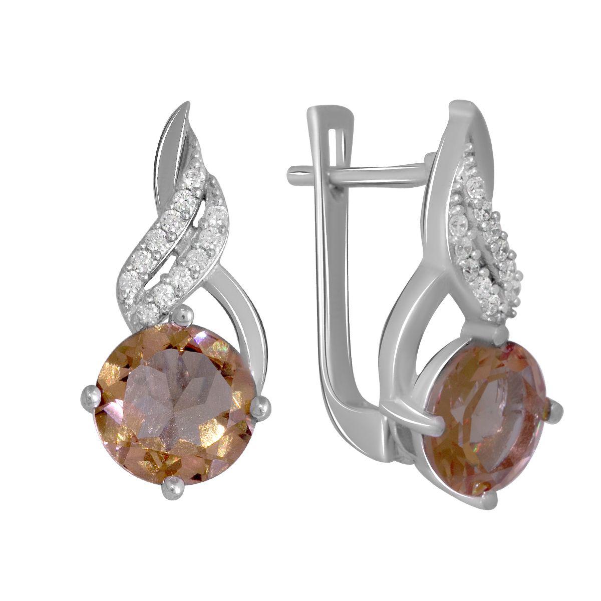 

Серебряные серьги SilverAlex с Султанит султанитом