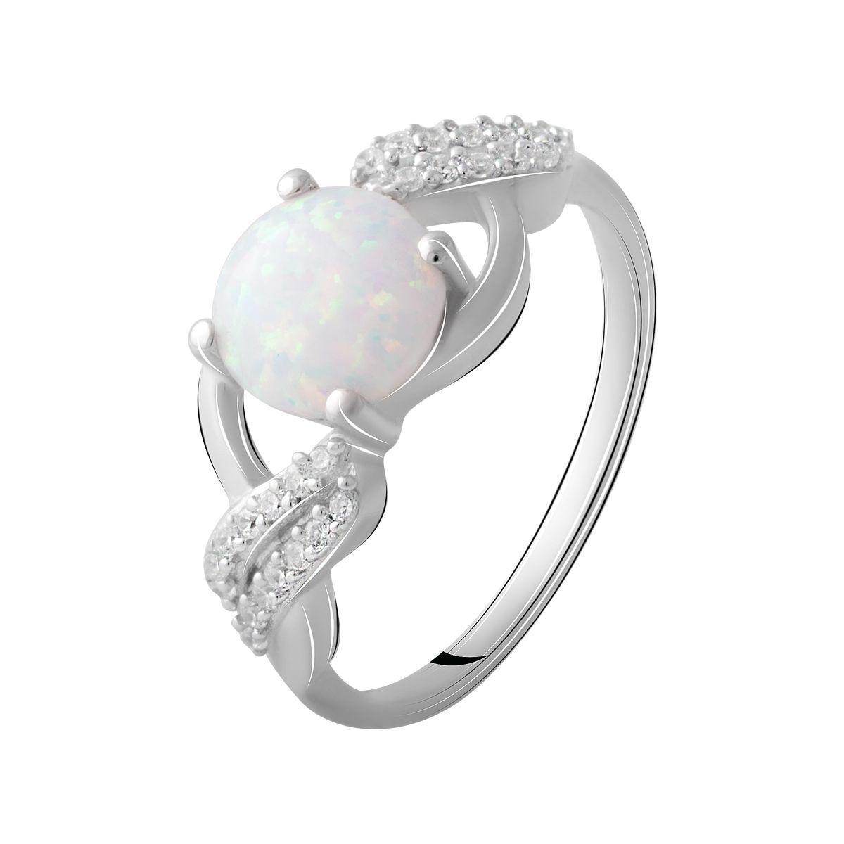 

Серебряное кольцо SilverAlex с опалом 1.096ct 18 размер