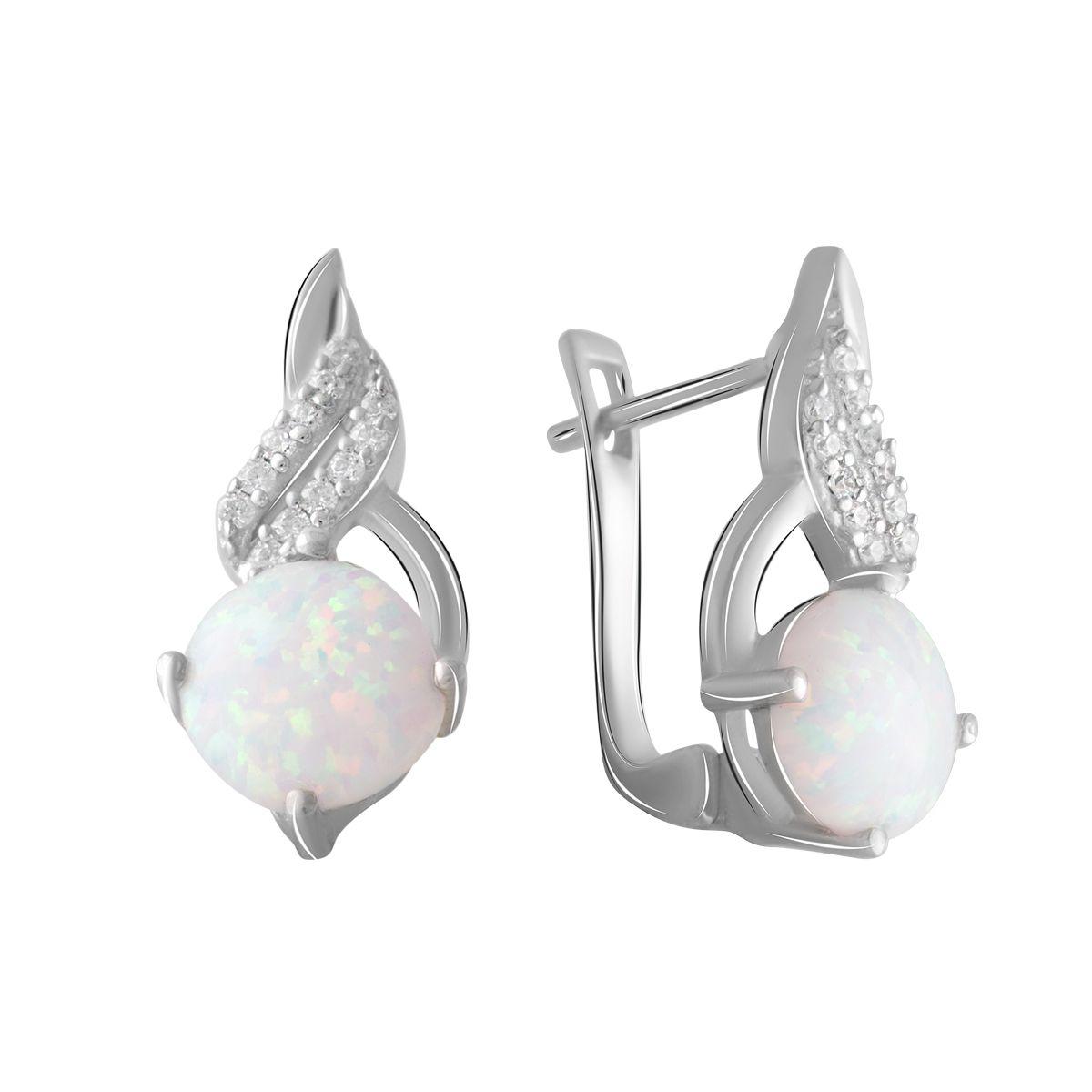 

Серебряные серьги SilverAlex с опалом 1.814ct