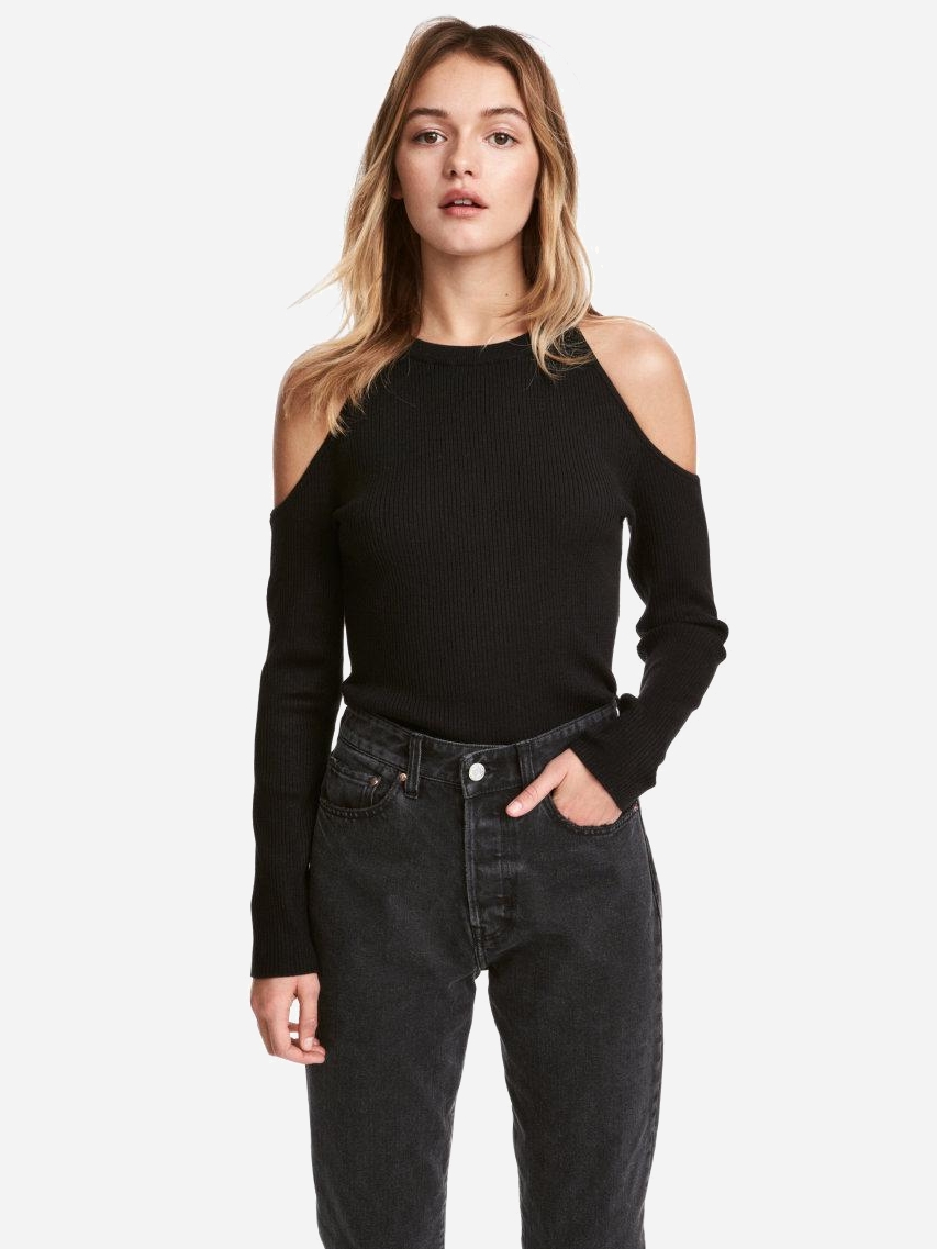 

Джемпер H&M 0574106-8 L Черный