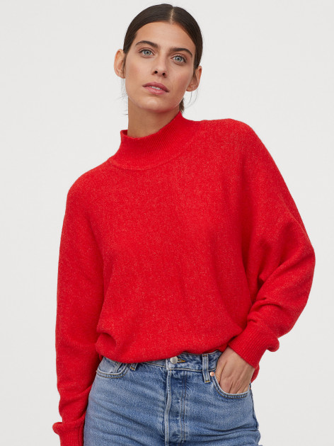 

Свитер H&M 0763280-0 M Красный