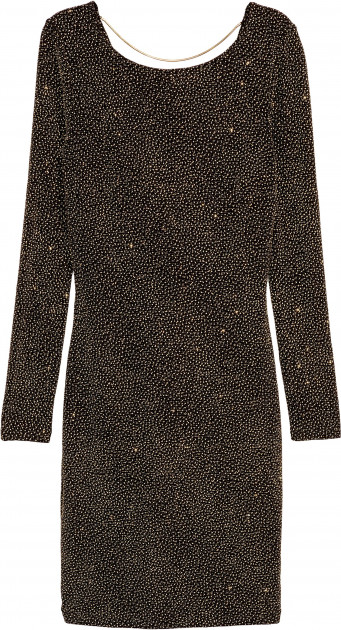 

Платье H&M 0449896-4  Черное, Платье H&M 0449896-4 34 Черное