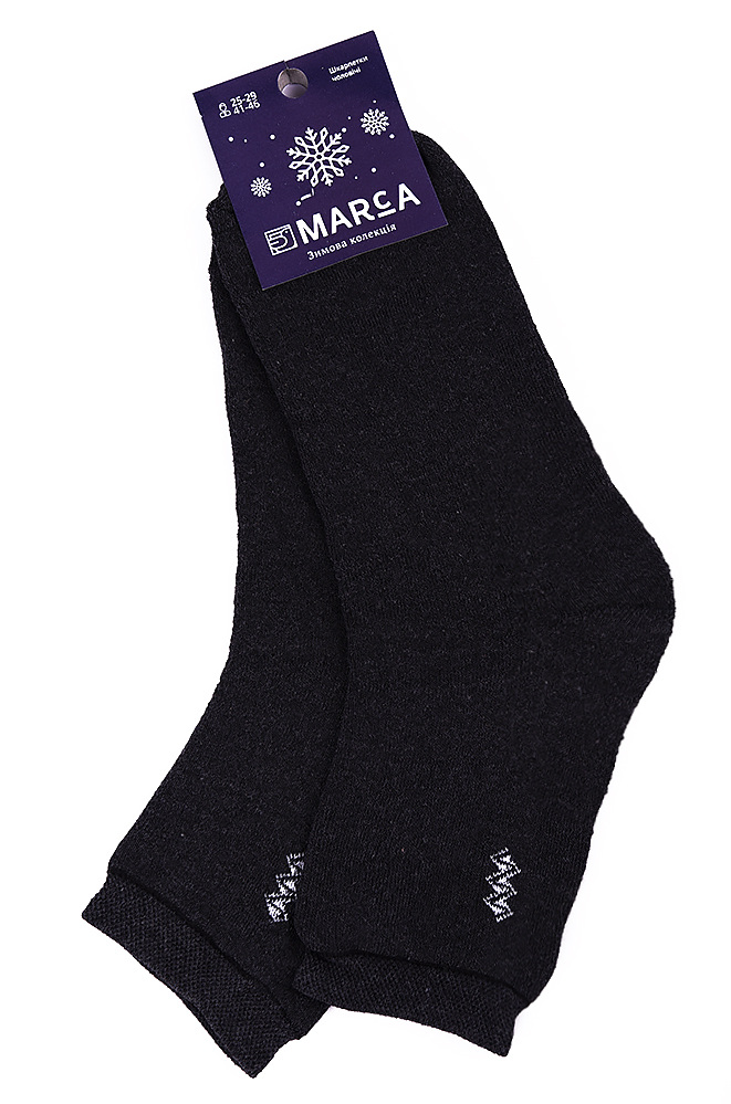 

Носки MARCA с вышивкой 41-46 Антрацит