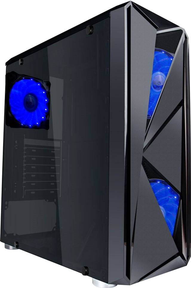 Корпус 1stPlayer F4-3A1-15LED Blue – фото, отзывы, характеристики в ...