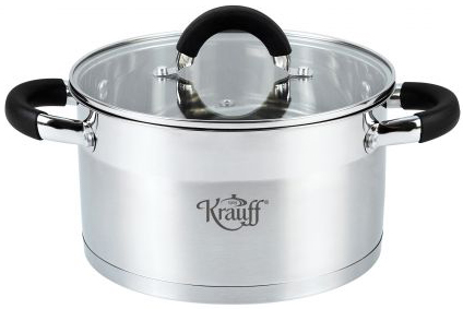

Кастрюля Krauff со стеклянной крышкой 1.8л (26-242-046)