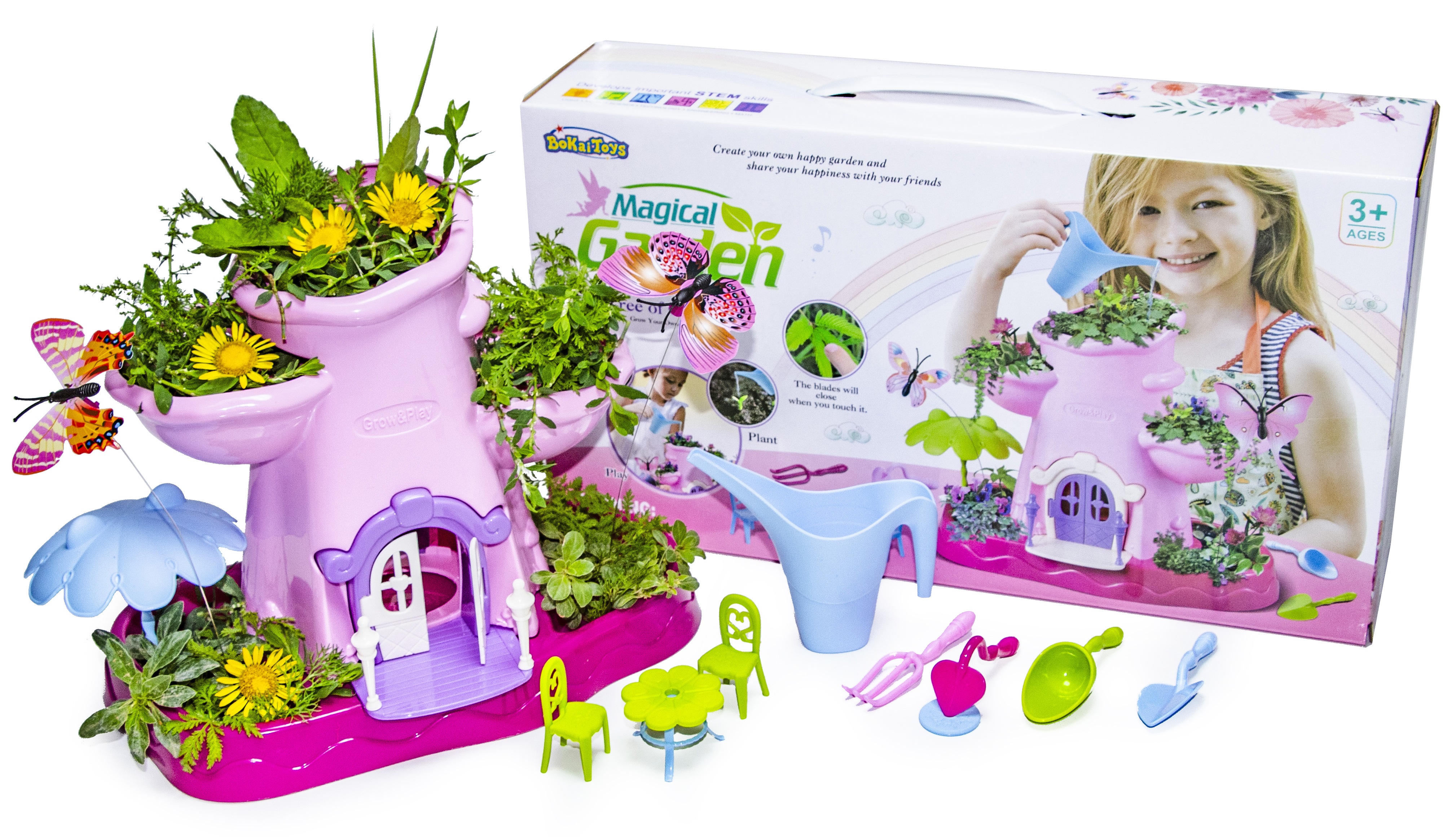 

Игровой набор "Magical Garden" Bokai Toys 25х23,5х16 см Комбинированный 000144397