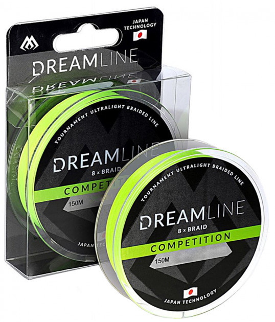 

Шнур рыболовный Mikado Dream Line Competition 150 м 0.16 мм 15.54 кг Fluo green