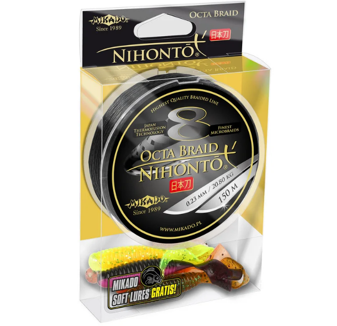 

Шнур рыболовный Mikado Nihonto 8 Octa Braid 150 м 0.50 мм 53.30 кг Вlack