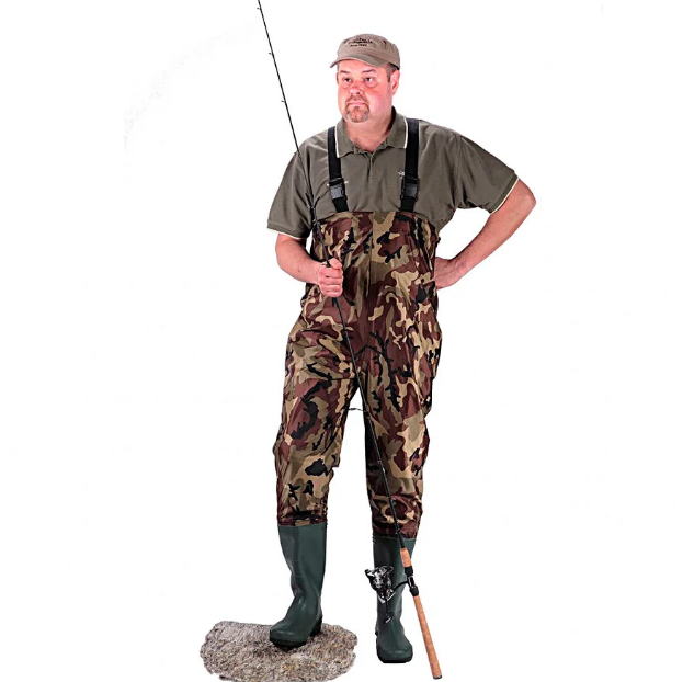 

Забродные штаны-вейдерсы нейлоновые Mikado UMS02 42 р Camouflage