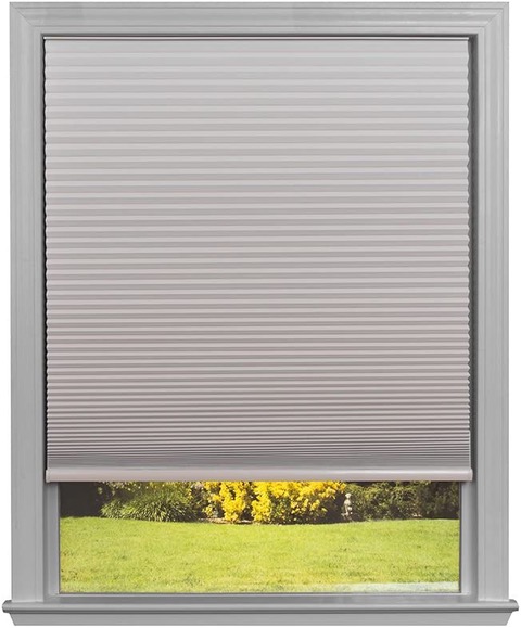 

Беспроводные тканевые сотовые шторы-плиссе Redi Shade Easy Lift Trim-at-Home Светоблокирующие 55х162 см Натуральный бежевый