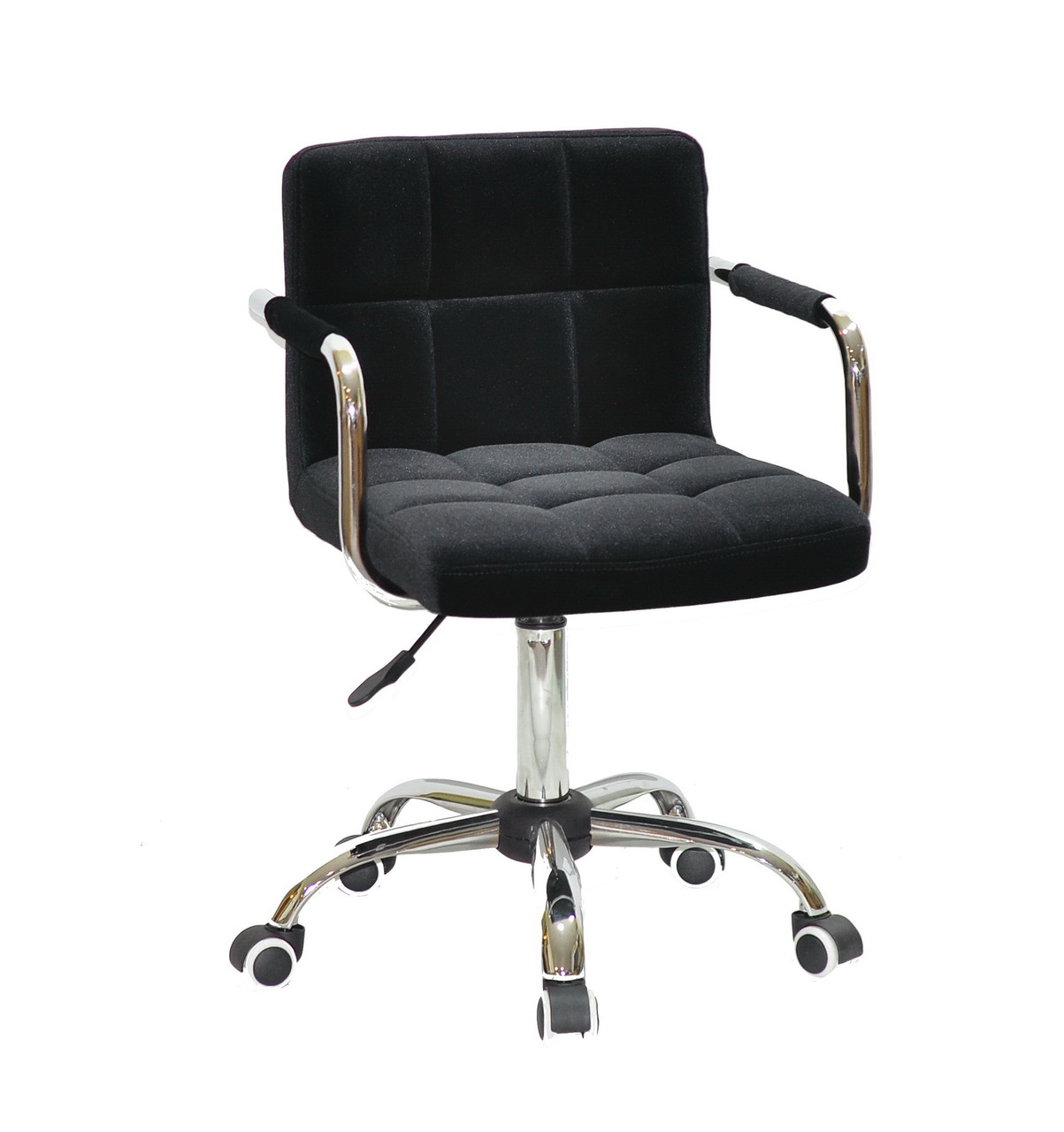 

Стілець Onder Mebli Arno-Arm CH- Office бархат , чорний в-1011