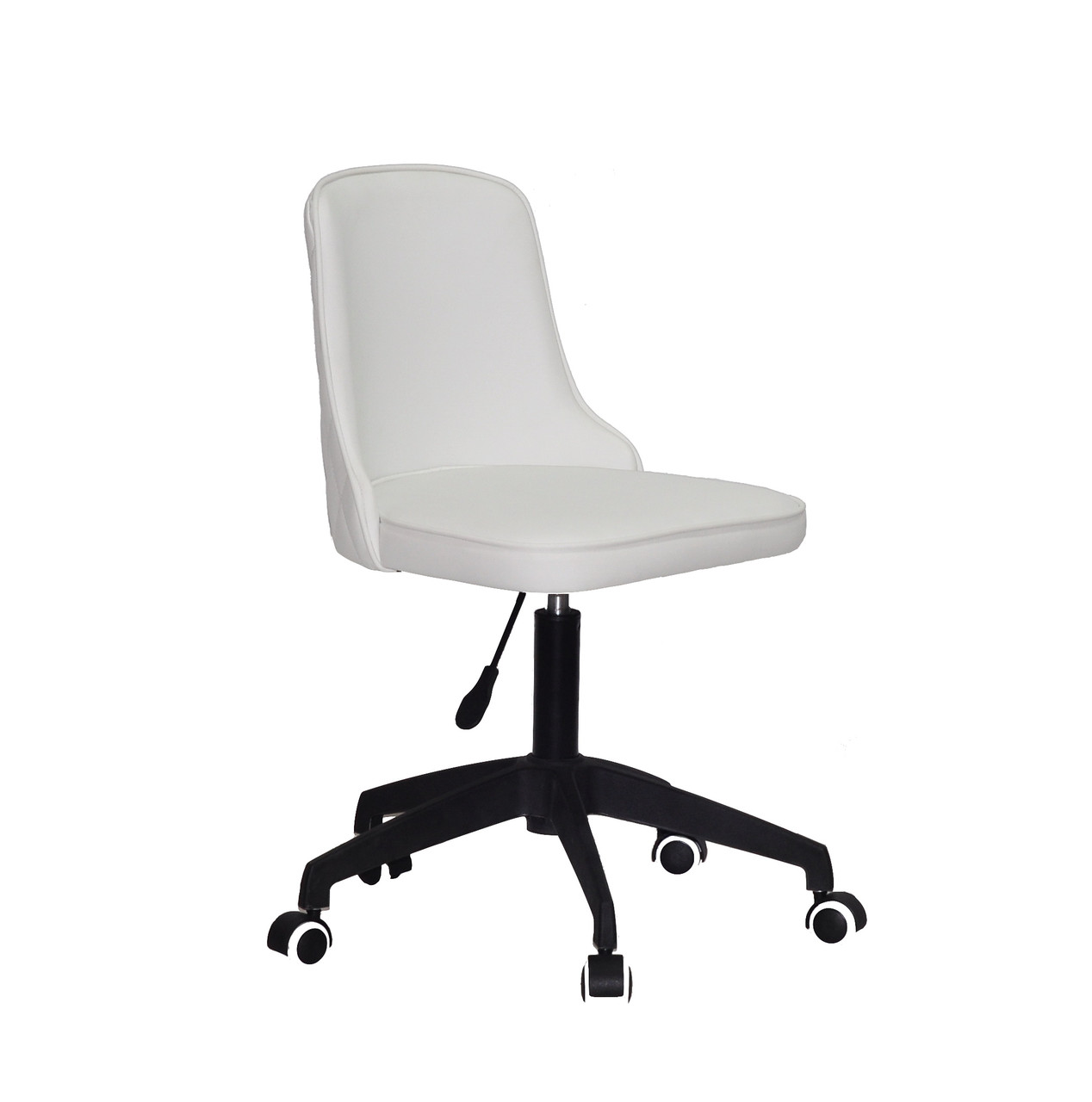 

Стілець Onder Mebli Adam BK MODERN Office еко шкіра , білий