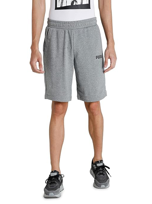 Акція на Шорти бавовняні короткі чоловічі Puma ESS Sweat 10' Bermudas TR M 84724002 Medium Gray Heather від Rozetka