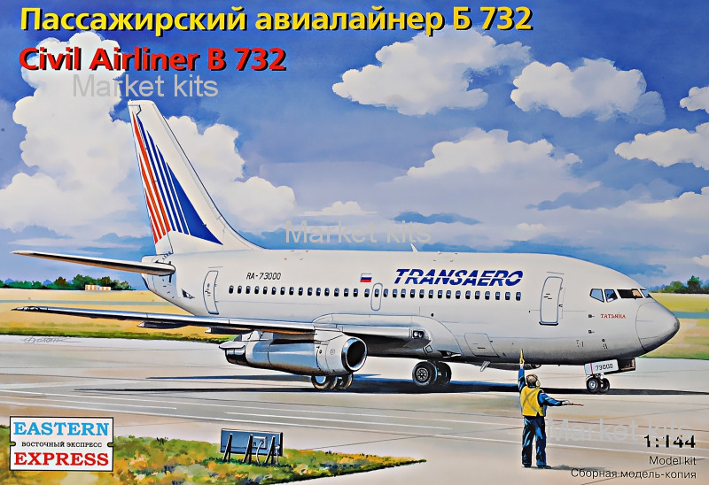

Пассажирский авиалайнер Boeing 732 "Transaero" 1:144 Eastern Express (EE14470)