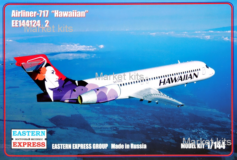 

Пассажирский самолет 717 "Hawaiian" 1:144 Eastern Express (EE144124-02)