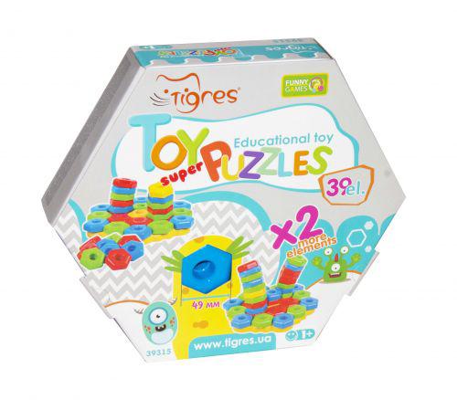 

Развивающая игрушка "Игро пазлы SUPER", 39 эл 39315 Wader (TC41005)