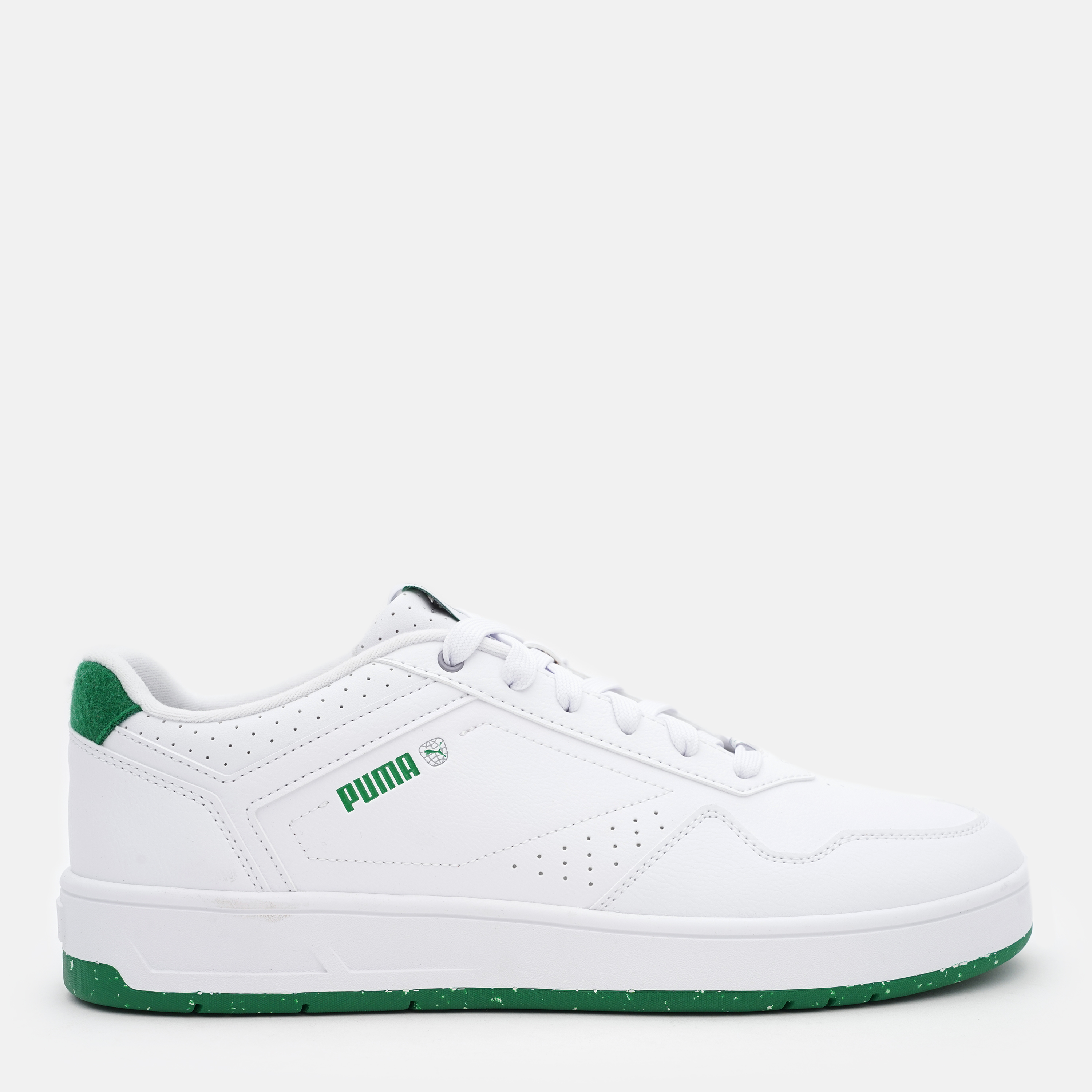 Акція на Чоловічі кеди низькі Puma Court Classic Better 39508801 41 (7.5UK) 26.5 см White-Archive Green від Rozetka