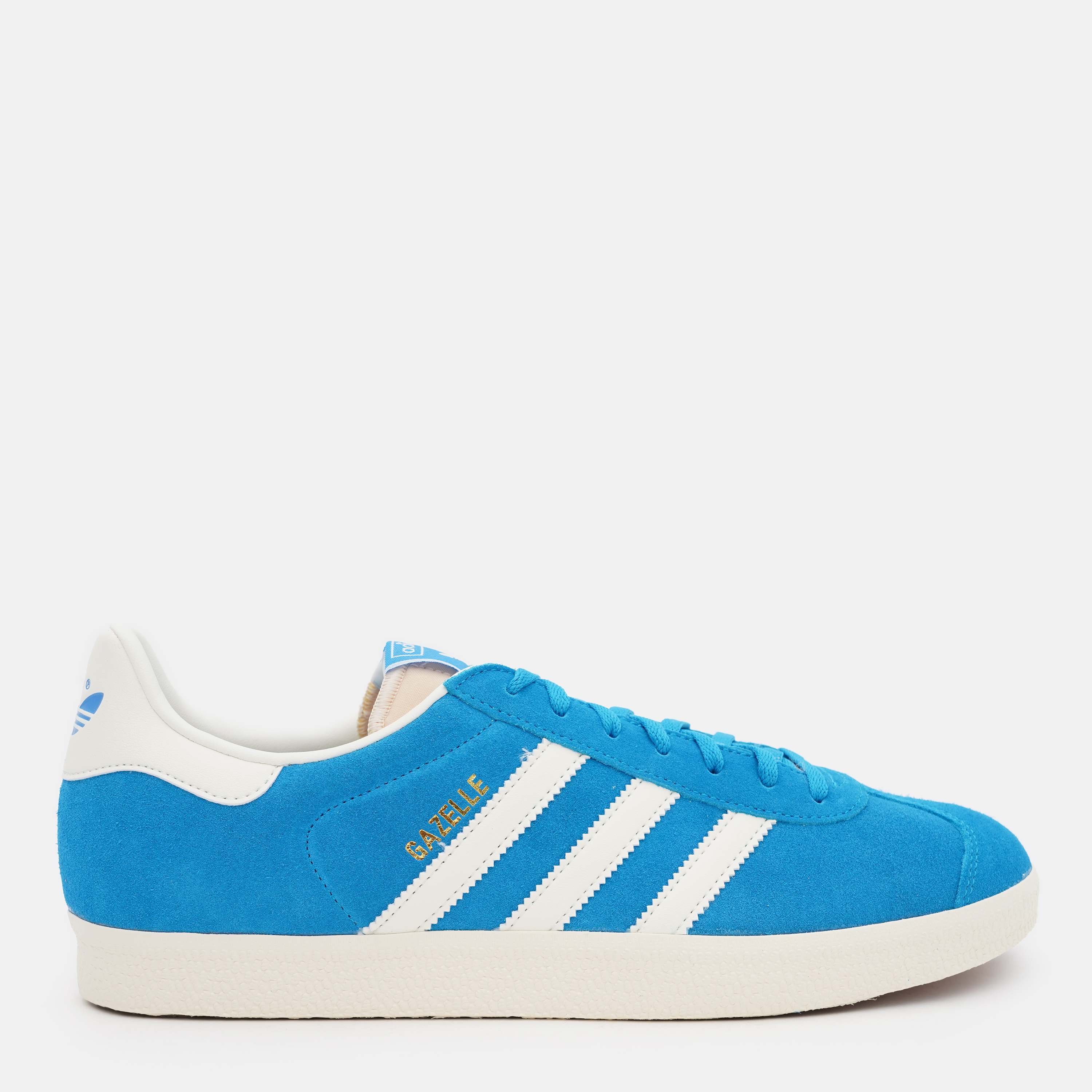 Акція на Чоловічі кеди низькі Adidas Gazelle GY7337 40.5 (7UK) 25.5 см Boaqua/Owhite/Cwhite від Rozetka