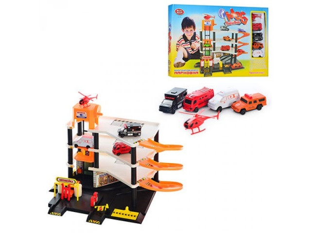 

Гараж для машинок Joy Toy 38х30х7 см Комбинированный 000144410