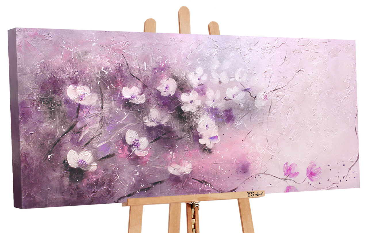 

100% Рисованая картина акриловыми красками на холсте YS-Art 115х50см