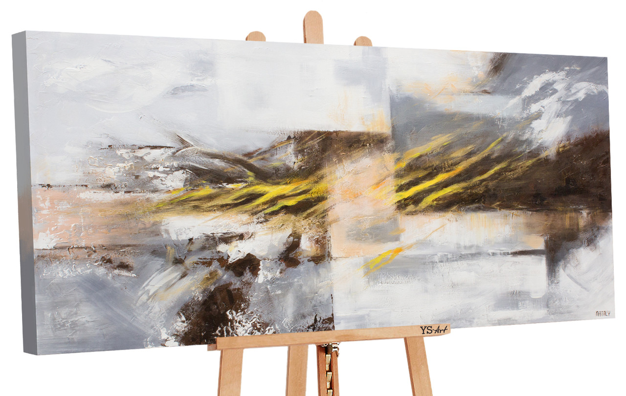 

100% Рисованая картина акриловыми красками на холсте YS-Art 120х60см