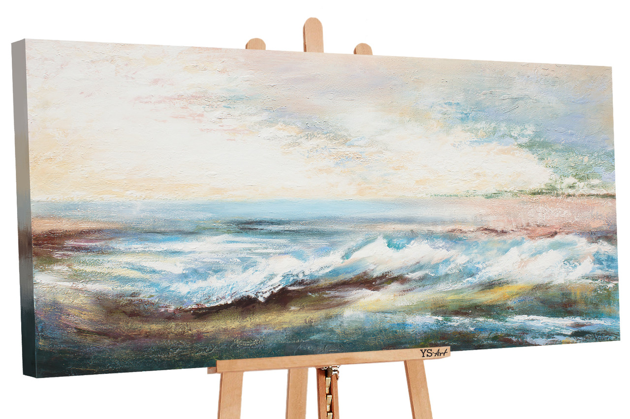 

100% Рисованая картина акриловыми красками на холсте YS-Art 130х70см