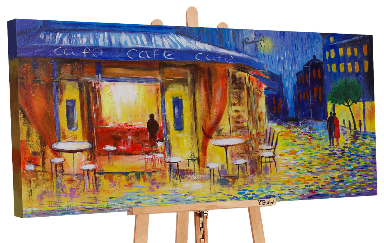 

100% Рисованая картина акриловыми красками на холсте YS-Art 120х60см