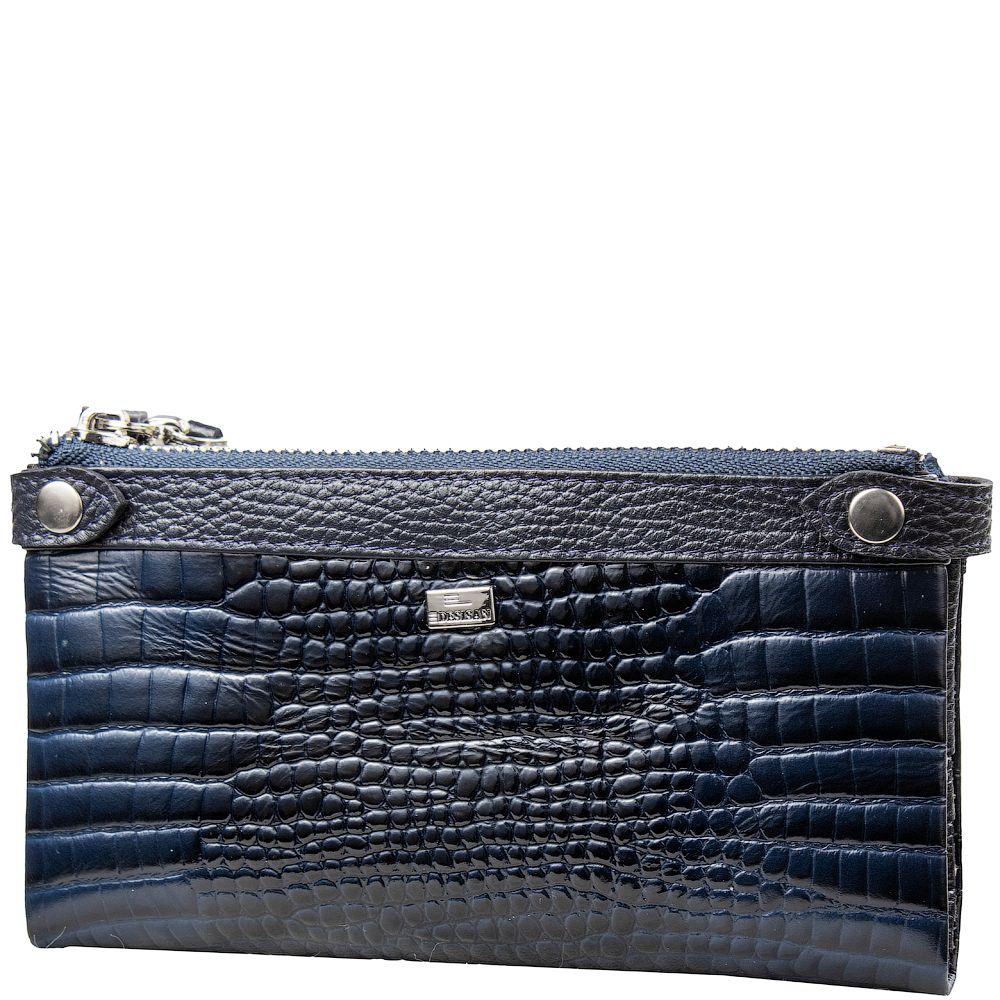 

Женский кожаный кошелек (SHI320-634) Desisan 18х9,8х3 см Синий 000145896
