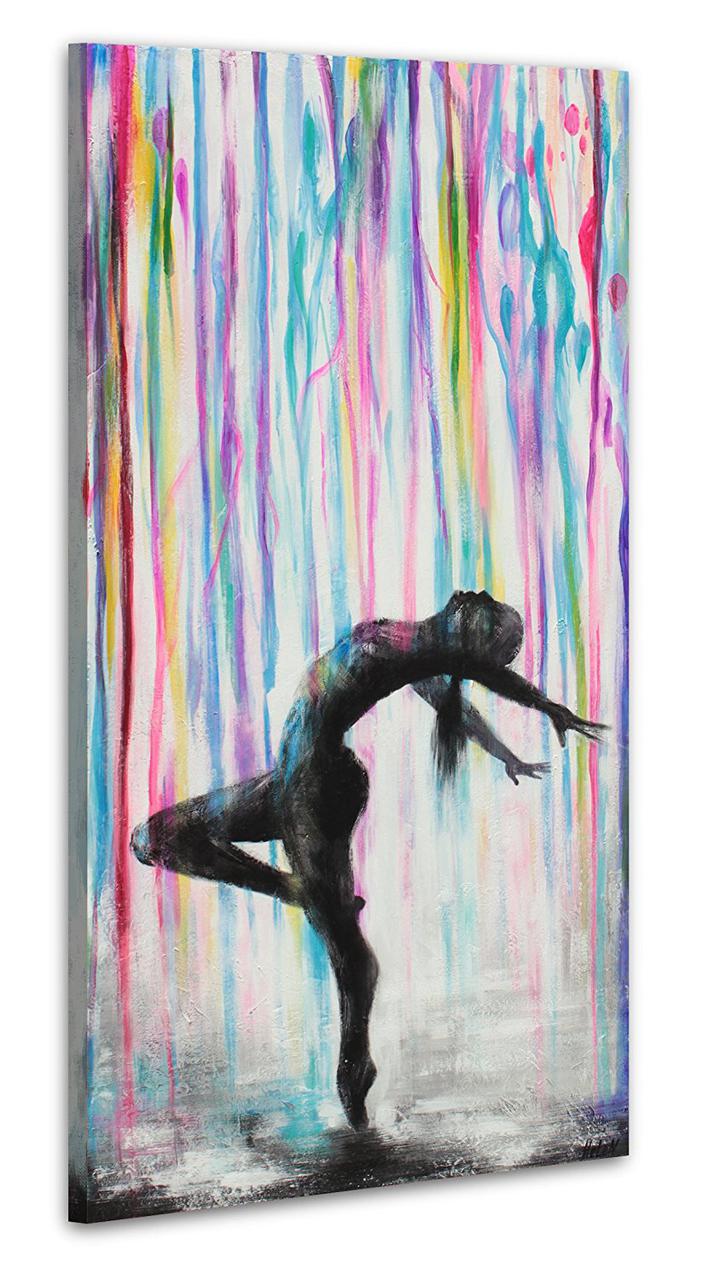 

100% Рисованая картина акриловыми красками на холсте YS-Art 115х50см